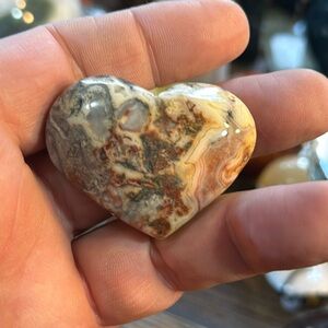 🎄SALE🎄Silk Agate Crystal Heart!
